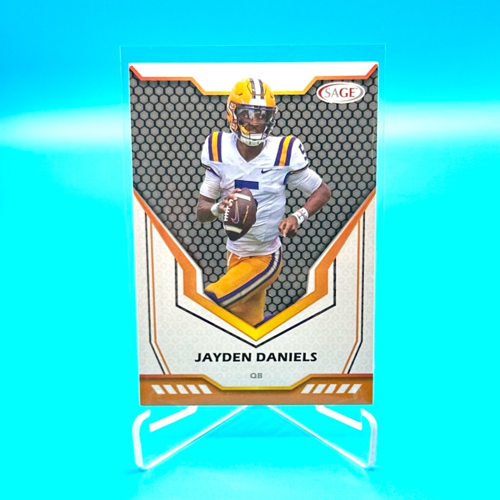 2024 Sage Football🔥Jayden Daniels🔥Black Rookie! 🤩 RC #16
